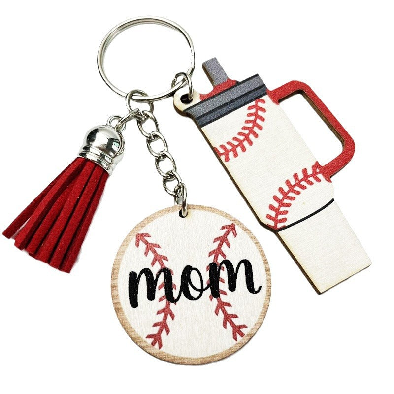 Wholesale Supply Sports Mother Gift Keychain Water Cup P